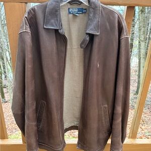 Ralph Lauren Brown Leather Jacket